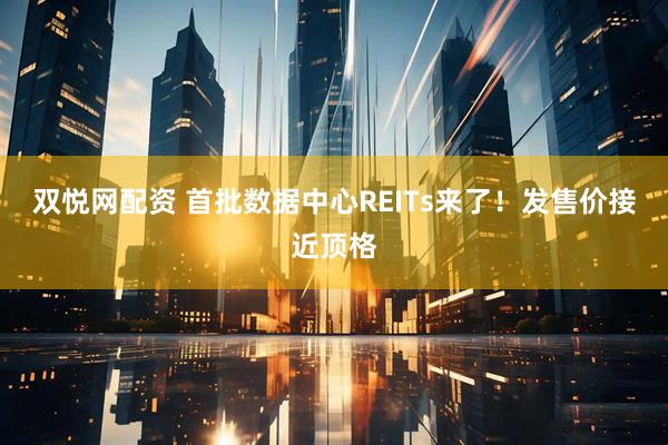 双悦网配资 首批数据中心REITs来了！发售价接近顶格